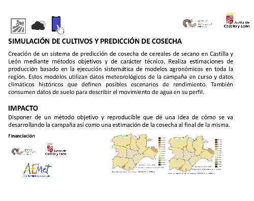 Simulación de cultivos y predicción de cosecha